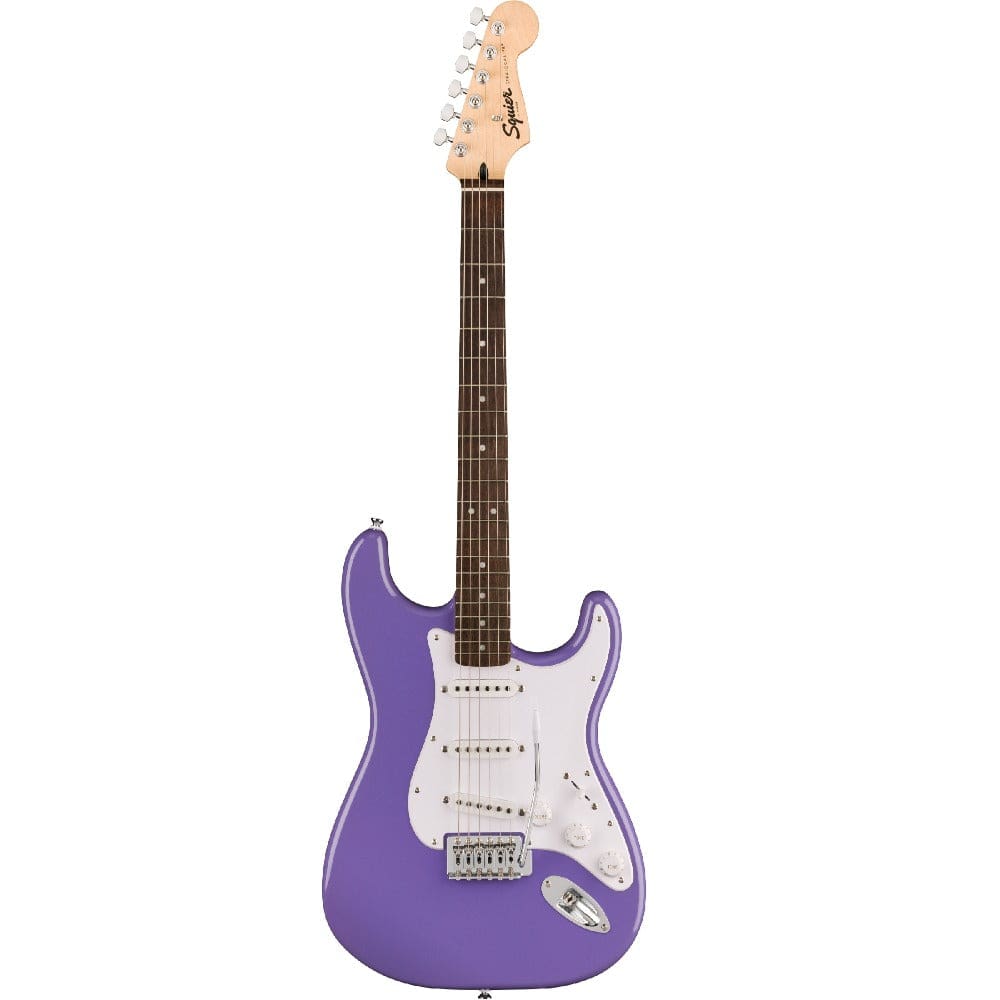 fender electric guitars bundles fender squier sonic stratocaster electric guitar pro bundle with amplifier, gigbag, tuner, strap, picks, cable, polishing cloth & ebook #configuration_sss,color_ultraviolet,fretboard_indian-laurel