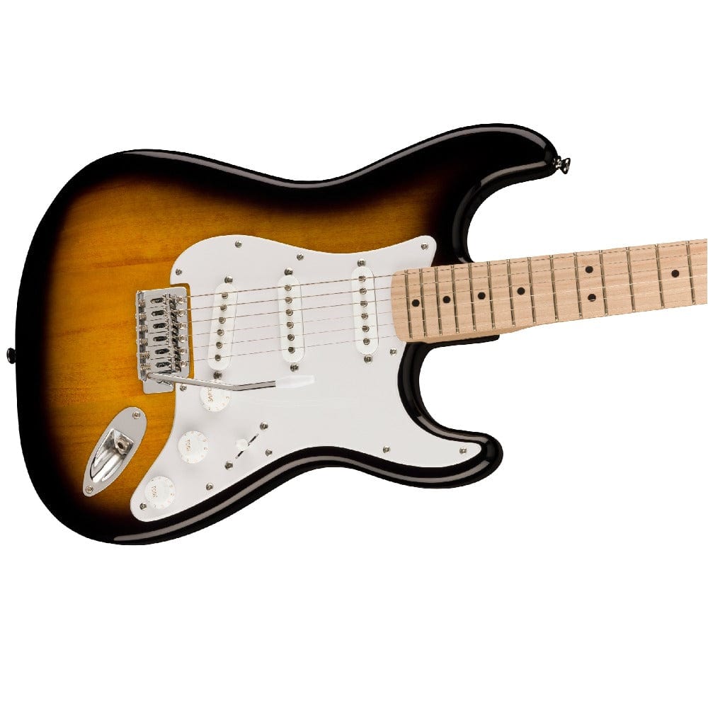 fender electric guitars bundles fender squier sonic stratocaster electric guitar pro bundle with amplifier, gigbag, tuner, strap, picks, cable, polishing cloth & ebook #configuration_sss,color_2-color-sunburst,fretboard_maple