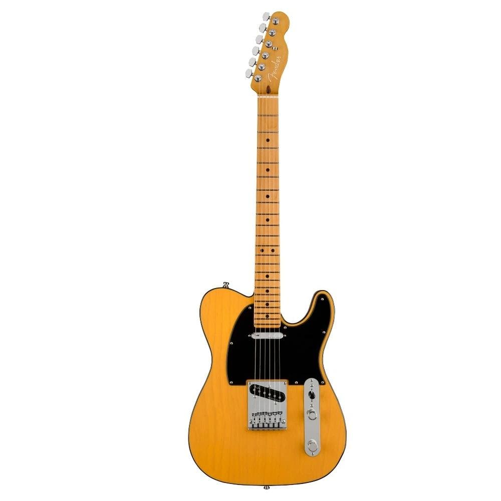 fender electric guitars butterscotch blonde fender american ultra telecaster electric guitar - maple #color_butterscotch-blonde