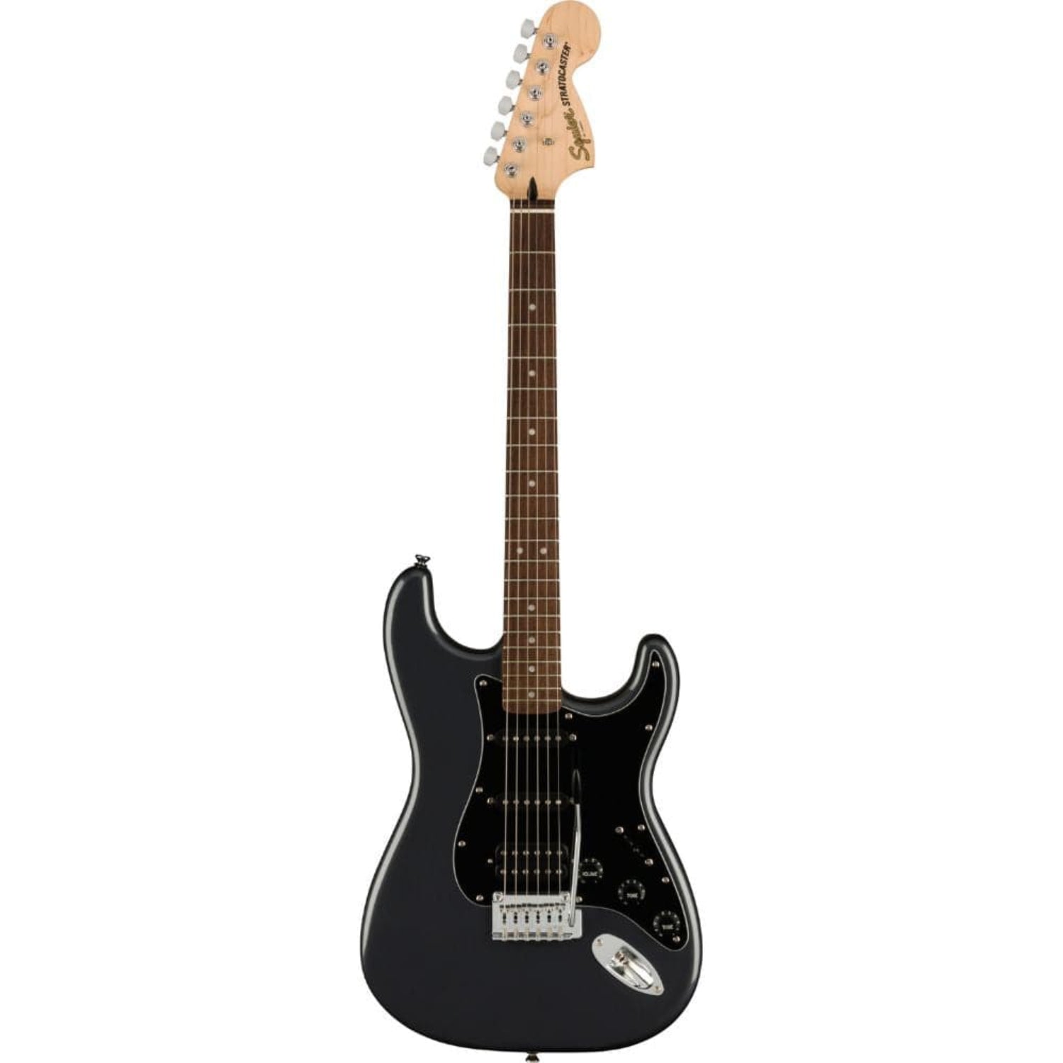 fender electric guitars charcoal frost metallic fender affinity series stratocaster hss pack 6 string electric guitar - lake placid blue#color_charcoal-frost-metallic