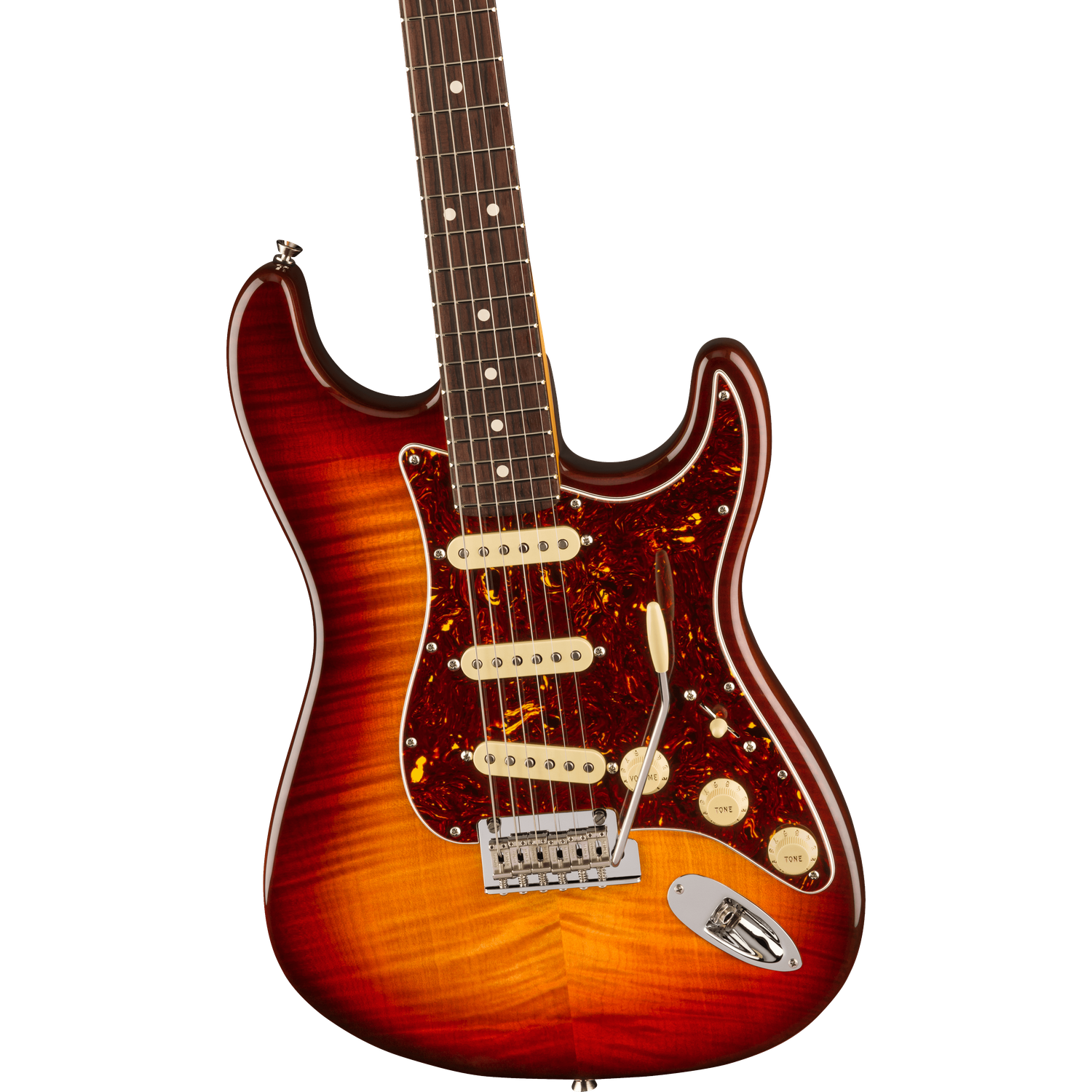 Fender Electric Guitars Comet Burst Fender 70th Anniversary American Professional II Stratocaster 6 String Electric Guitar