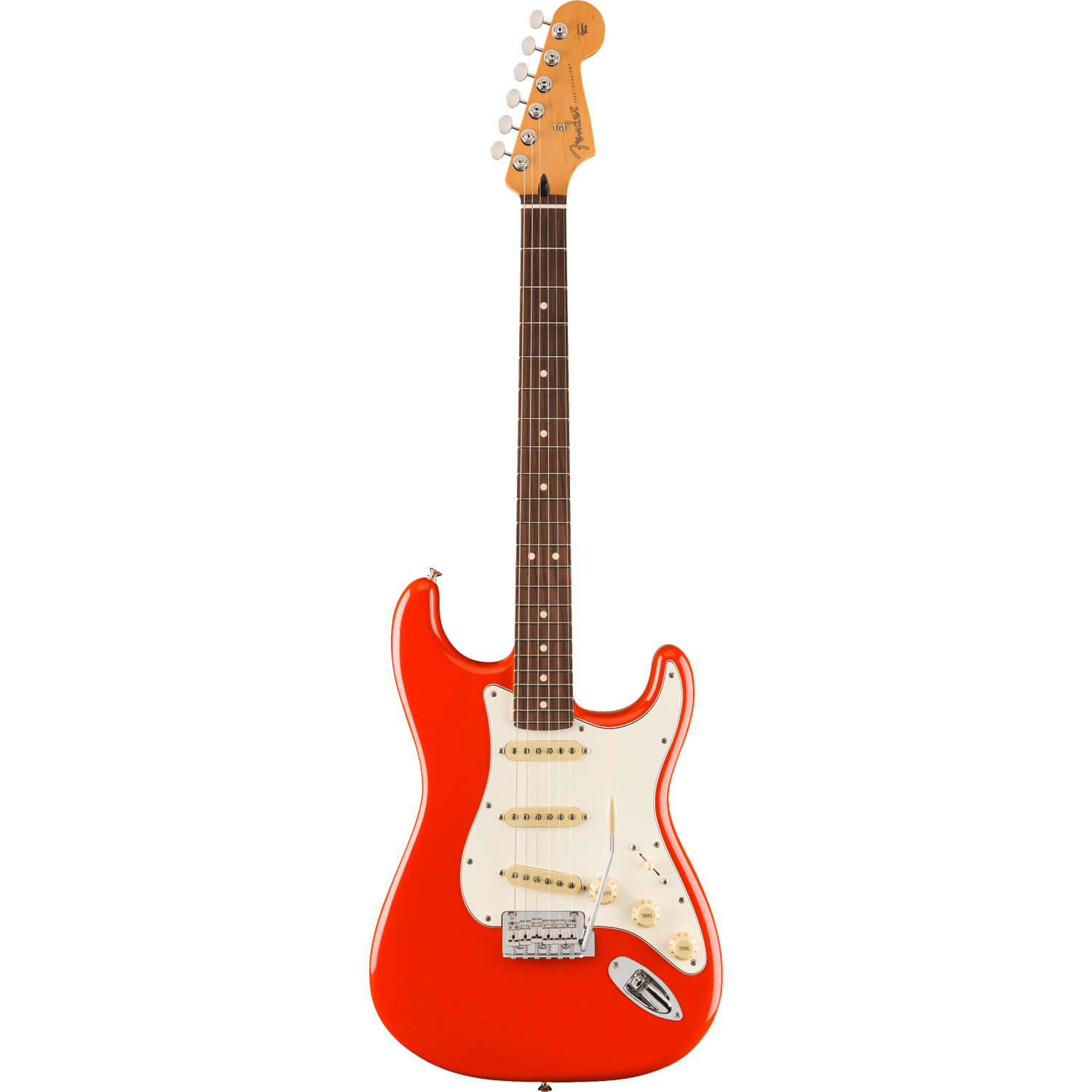 Fender Electric Guitars Coral Red / SSS / Rosewood Fender Player II Stratocaster 6 String Electric Guitar