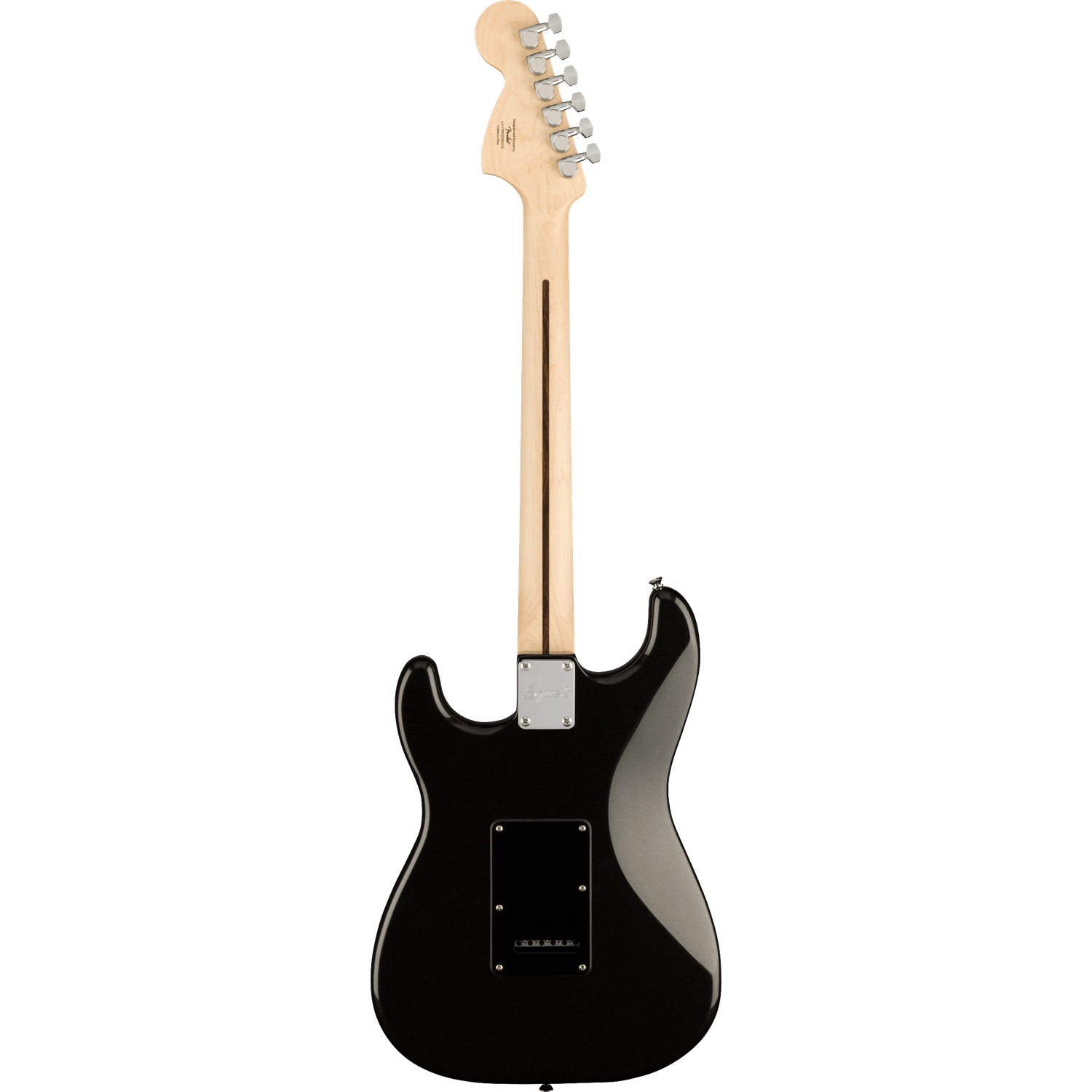 Fender Electric Guitars Fender Affinity Series Stratocaster HSS 6 String Electric Guitar #color_metallic-black,fingerboard_indian-laurel