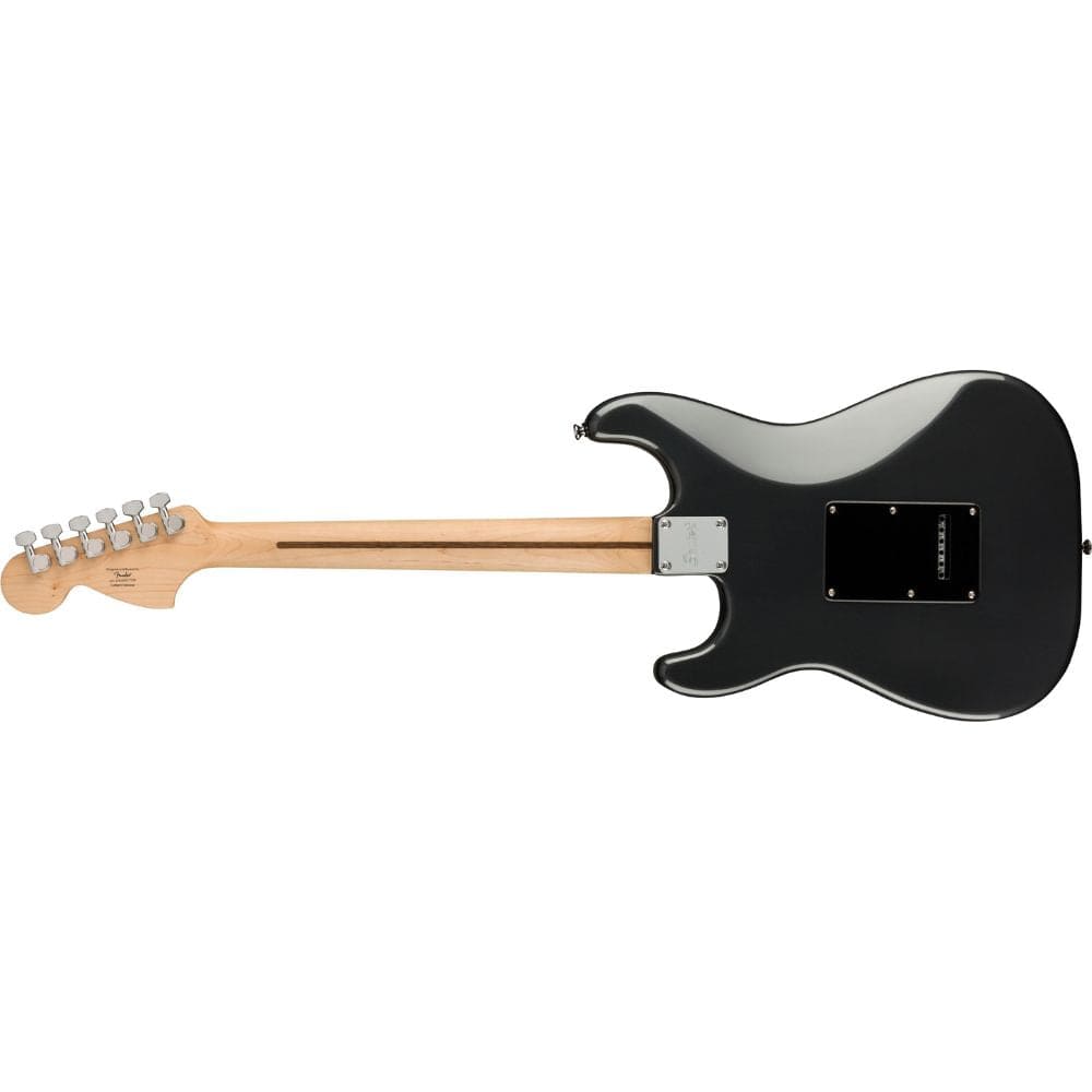 fender electric guitars fender affinity series stratocaster hss pack 6 string electric guitar - lake placid blue#color_charcoal-frost-metallic