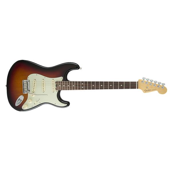 fender electric guitars fender american elite stratocaster rosewood fingerboard electric guitar - 3 color burst
