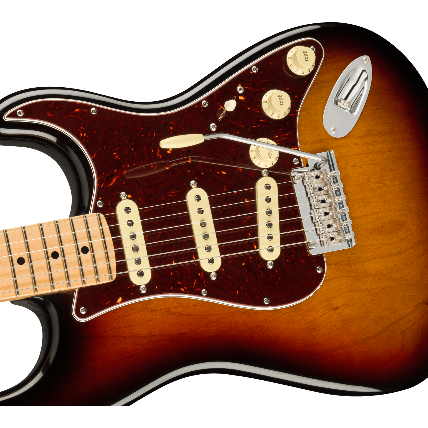 Fender Electric Guitars Fender American Professional II Stratocaster 6-Strings Electric Guitar With Case#color_3-color-sunburst,fingerboard_maple