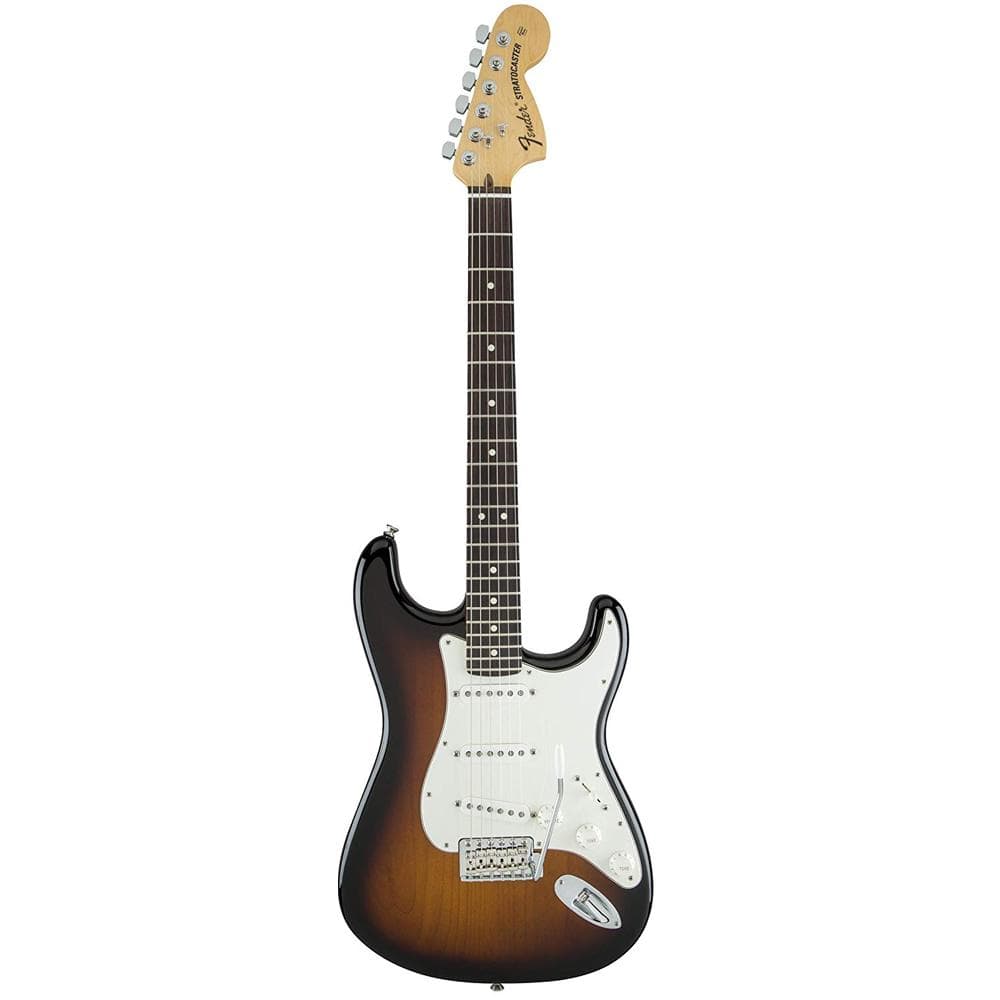 fender electric guitars fender american special stratocaster 6-string electric guitar - 2 tone sunburst