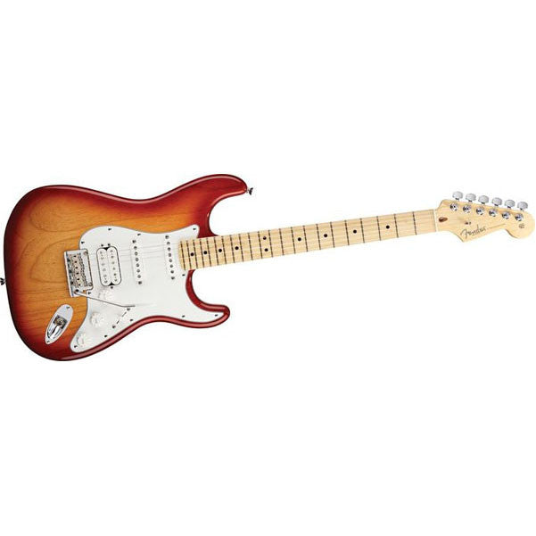 fender electric guitars fender american standard hss stratocaster electric guitar - sunburst