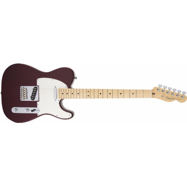 fender electric guitars fender american standard telecaster electric guitar, maple fingerboard, bordeaux metallic