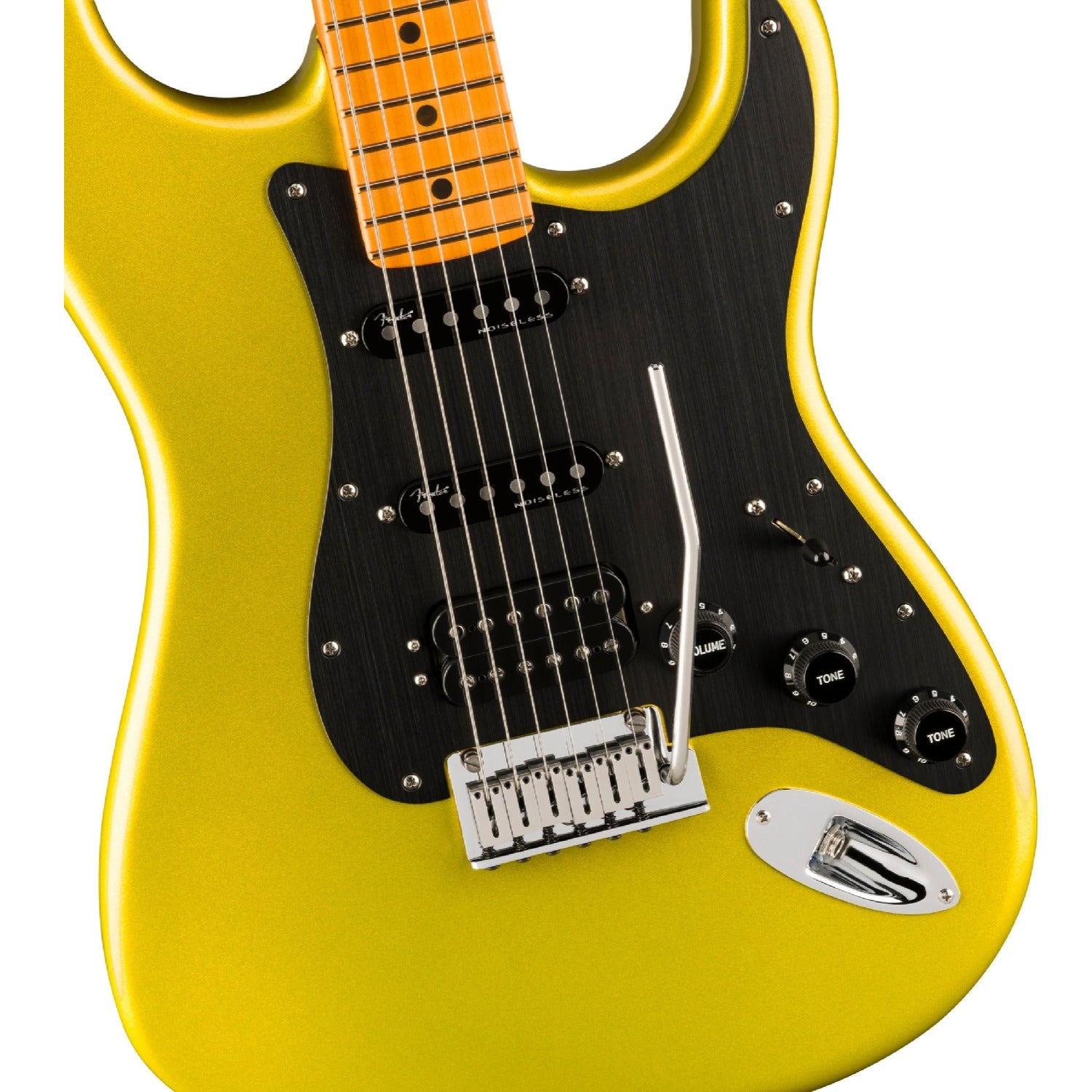 Fender Electric Guitars Fender American Ultra II Stratocaster 6 String Electric Guitar#color_solar-flare,title_hss,fingerboard_maple