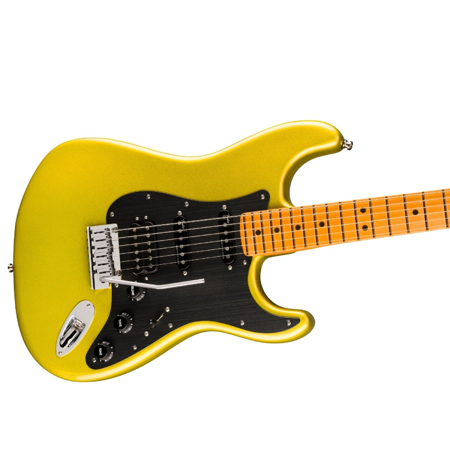 Fender Electric Guitars Fender American Ultra II Stratocaster 6 String Electric Guitar#color_solar-flare,title_hss,fingerboard_maple