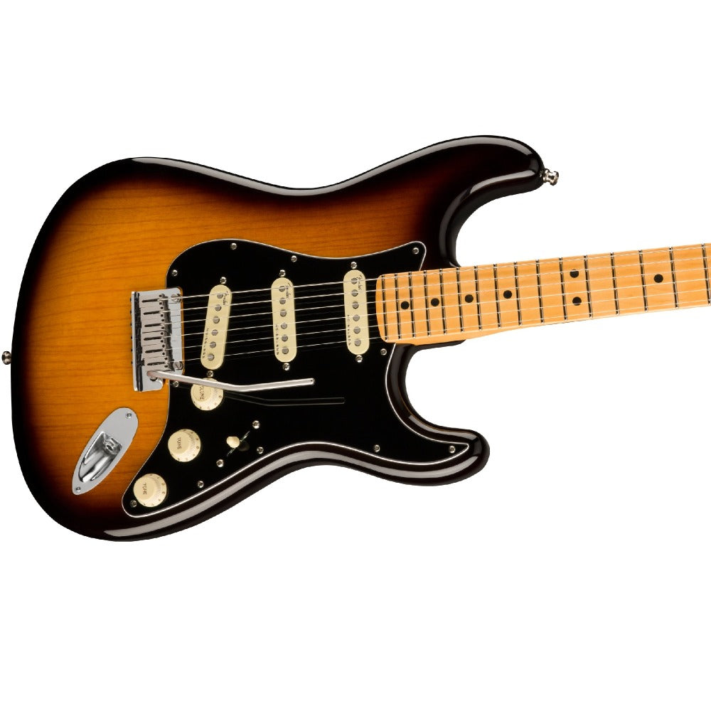 Fender Electric Guitars Fender American Ultra Luxe SSS Stratocaster Electric Guitar #color_2-color-sunburst