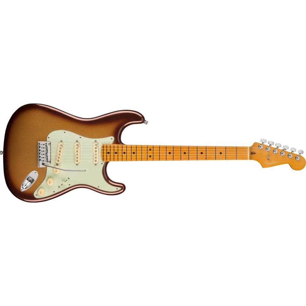 fender electric guitars fender american ultra stratocaster electric guitars - mocha burst