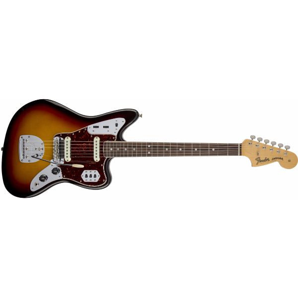 Fender Electric Guitars Fender American Vintage '65 Jaguar Electric Guitar, Round-Lam Rosewood Fingerboard, 3-Color Sunburst