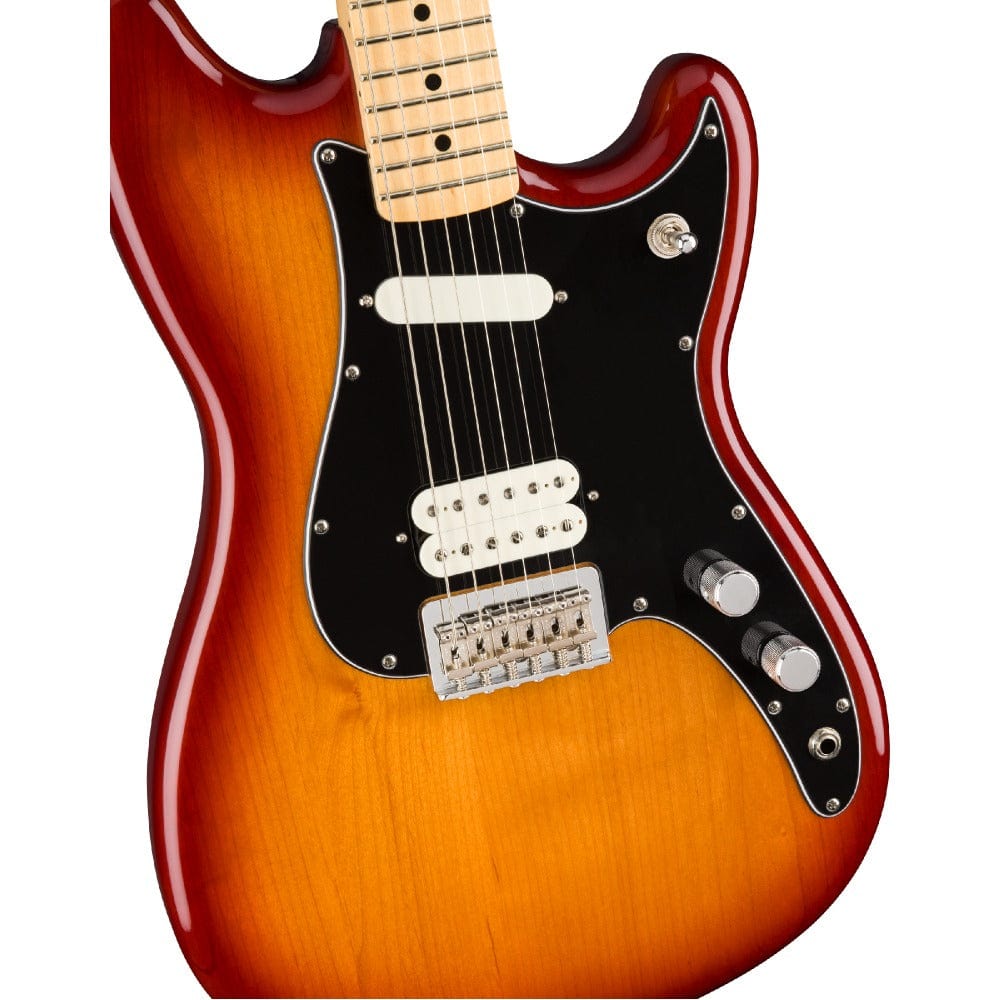 fender electric guitars fender duo sonic hs 6 string electric guitar #color_sienna-sunburst,fretboard_maple