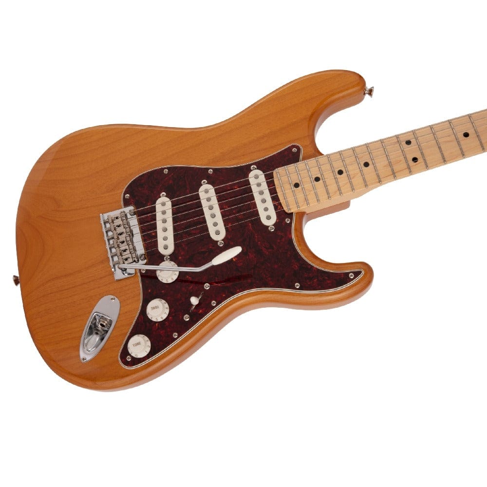fender electric guitars fender hybrid ii stratocaster 6 string electric guitar#color_vintage-natural