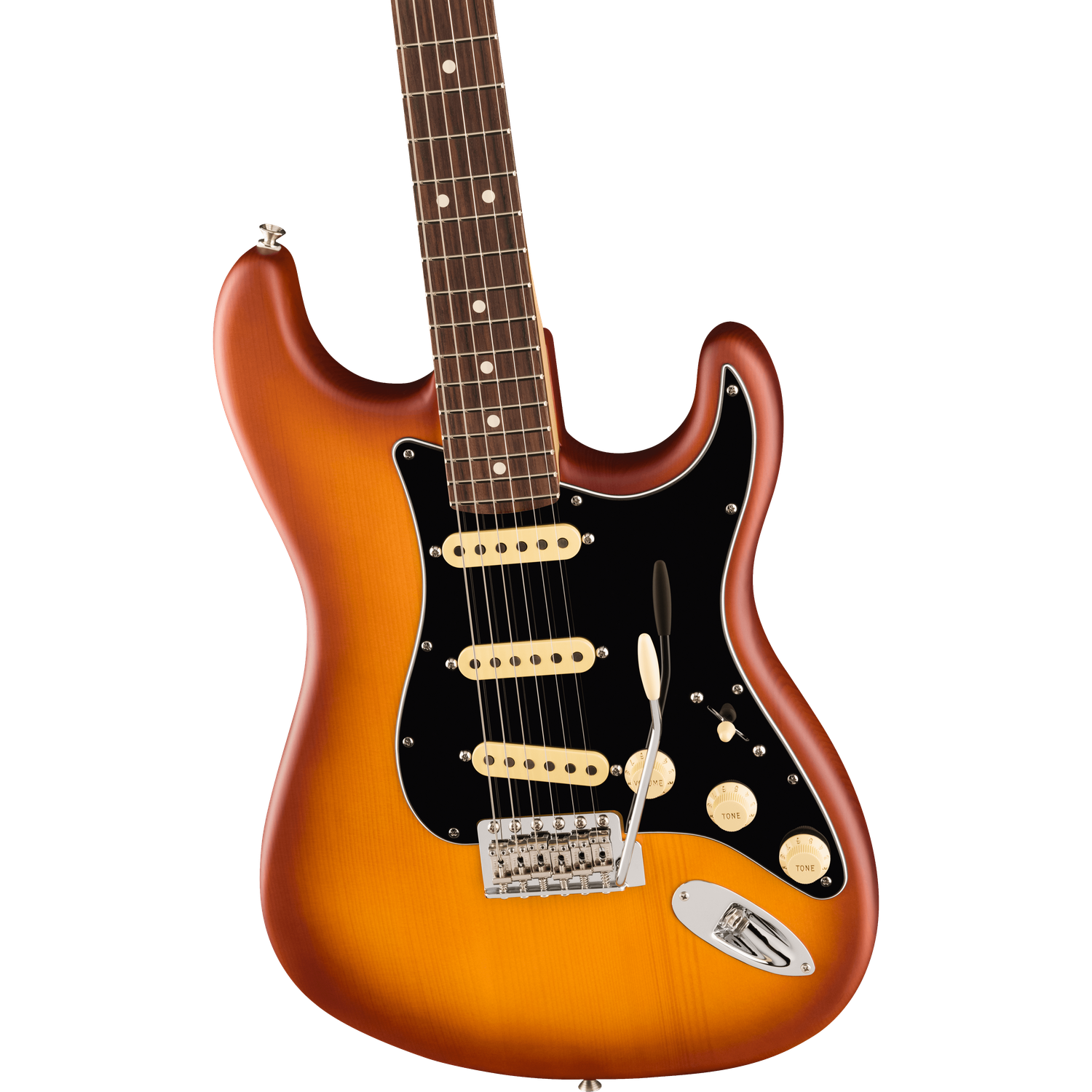 Fender Electric Guitars Fender Limited Edition American Performer Timber Stratocaster 6 String Electric Guitar#color_honey-burst,fingerboard_rosewood
