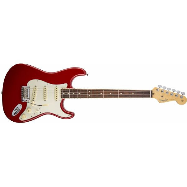 fender electric guitars fender limited edition american standard stratocaster electric guitar channel bound, rosewood fingerboard, dakota red