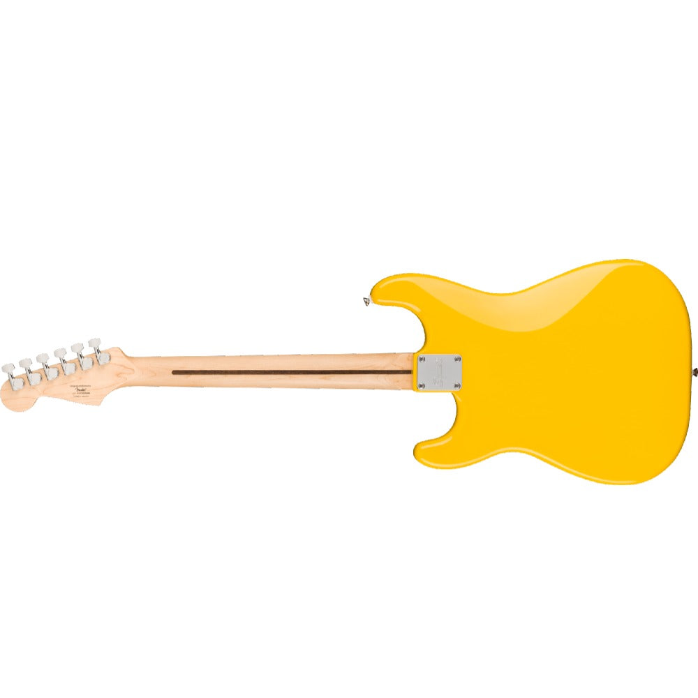 Fender Electric Guitars Fender Limited Edition Squier Sonic Stratocaster HT 6 String Electric Guitar #color_graffiti-yellow,fingerboard_maple,type_standard