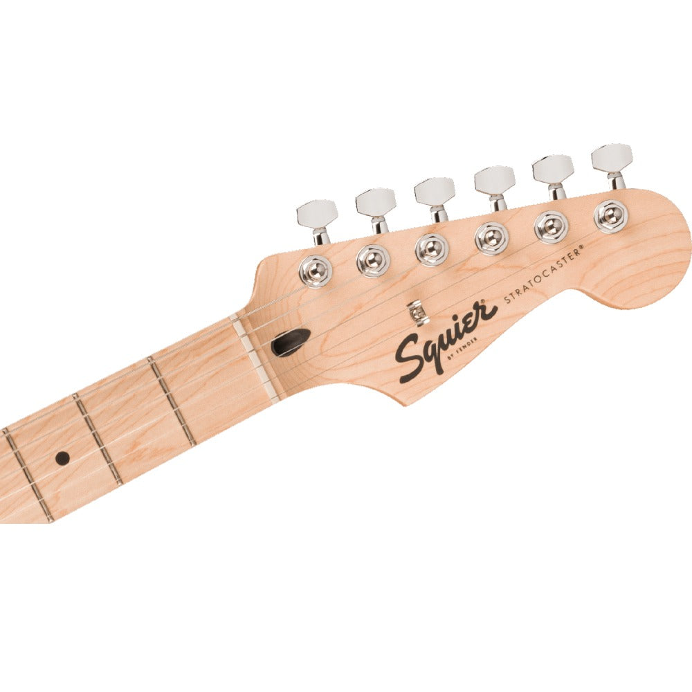Fender Electric Guitars Fender Limited Edition Squier Sonic Stratocaster HT 6 String Electric Guitar #color_graffiti-yellow,fingerboard_maple,type_standard