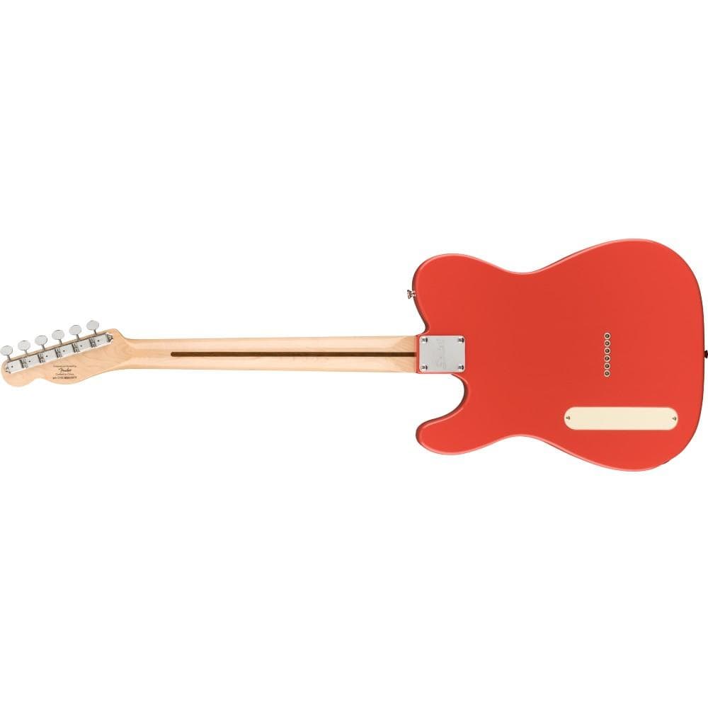 fender electric guitars fender paranormal cabronita telecaster thinline 6-strings electric guitar- fiesta red