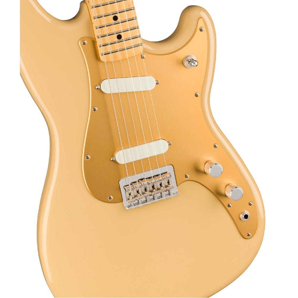 fender electric guitars fender player duo sonic 6 strings electric guitar #color_desert-sand,fretboard_maple