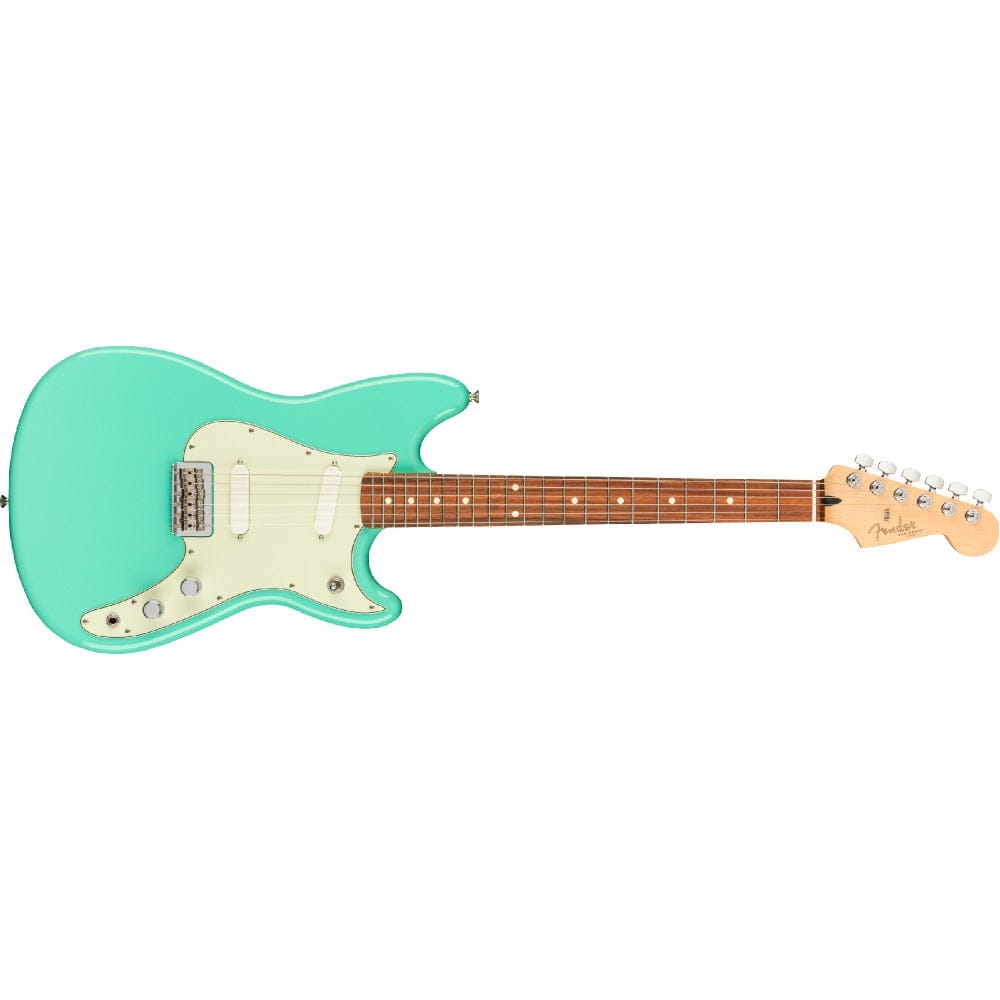 fender electric guitars fender player duo sonic 6 strings electric guitar #color_seafoam-green,fretboard_pau-ferro