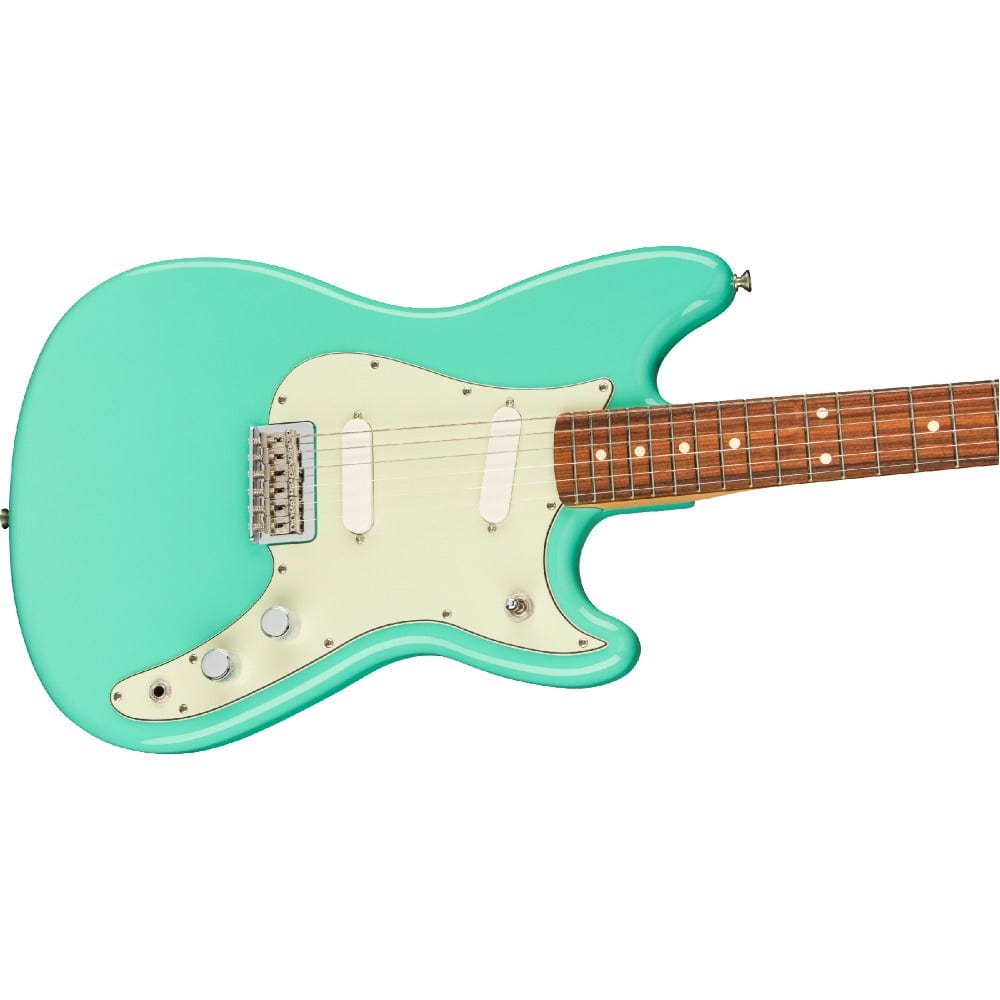 fender electric guitars fender player duo sonic 6 strings electric guitar #color_seafoam-green,fretboard_pau-ferro