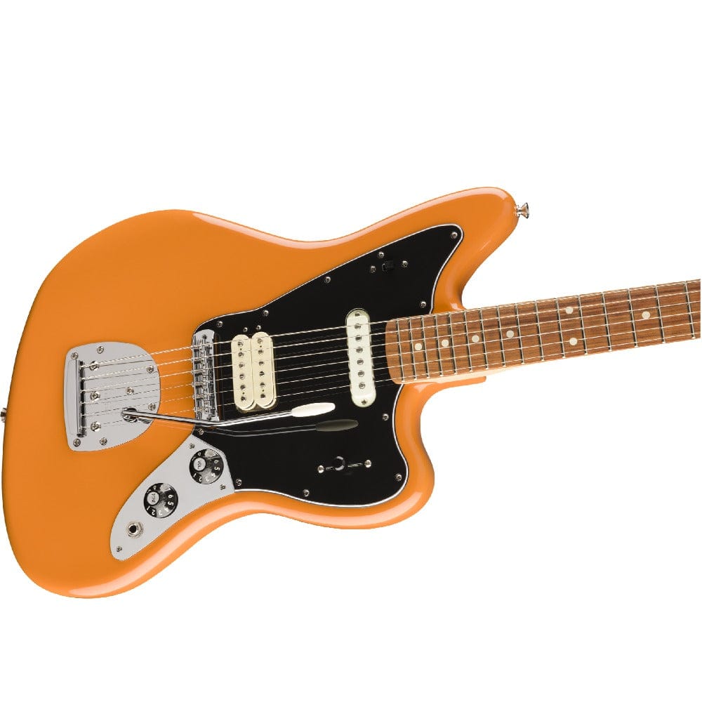 fender electric guitars fender player jaguar 6 string electric guitar #color_capri-orange