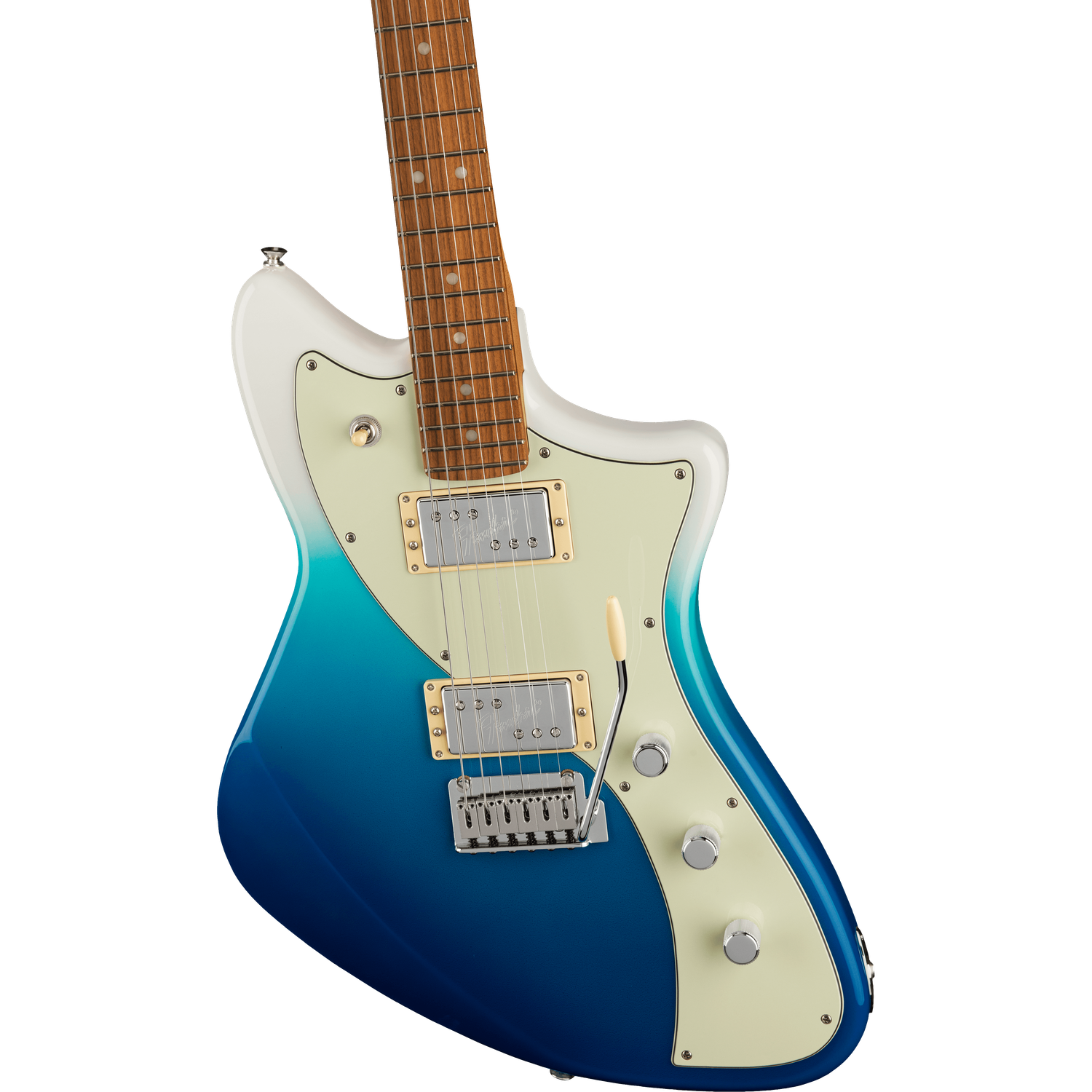 Fender Electric Guitars Fender Player Plus Meteora HH 6 String Electric Guitar #color_belair-blue,fretboard_pau-ferro