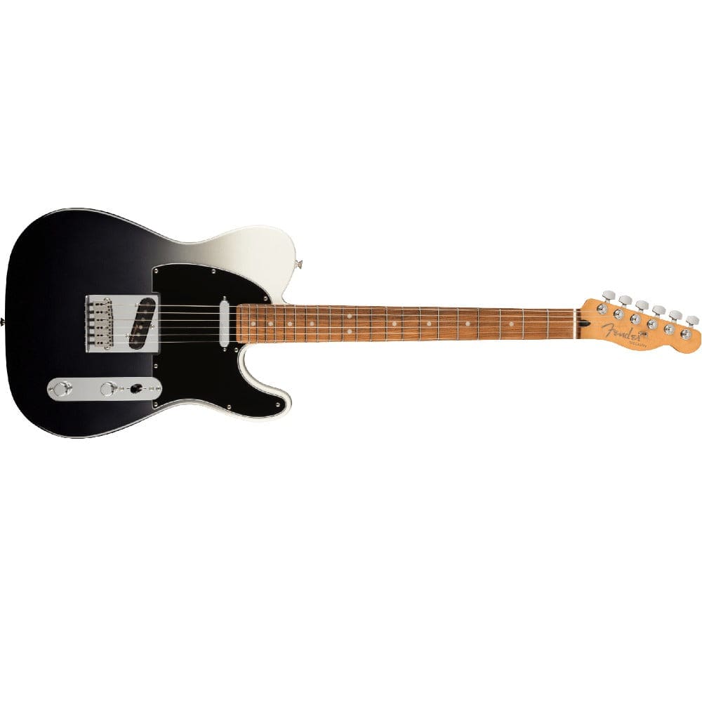 fender electric guitars fender player plus telecaster electric guitar #color_silver-smoke,fretboard_pau-ferro