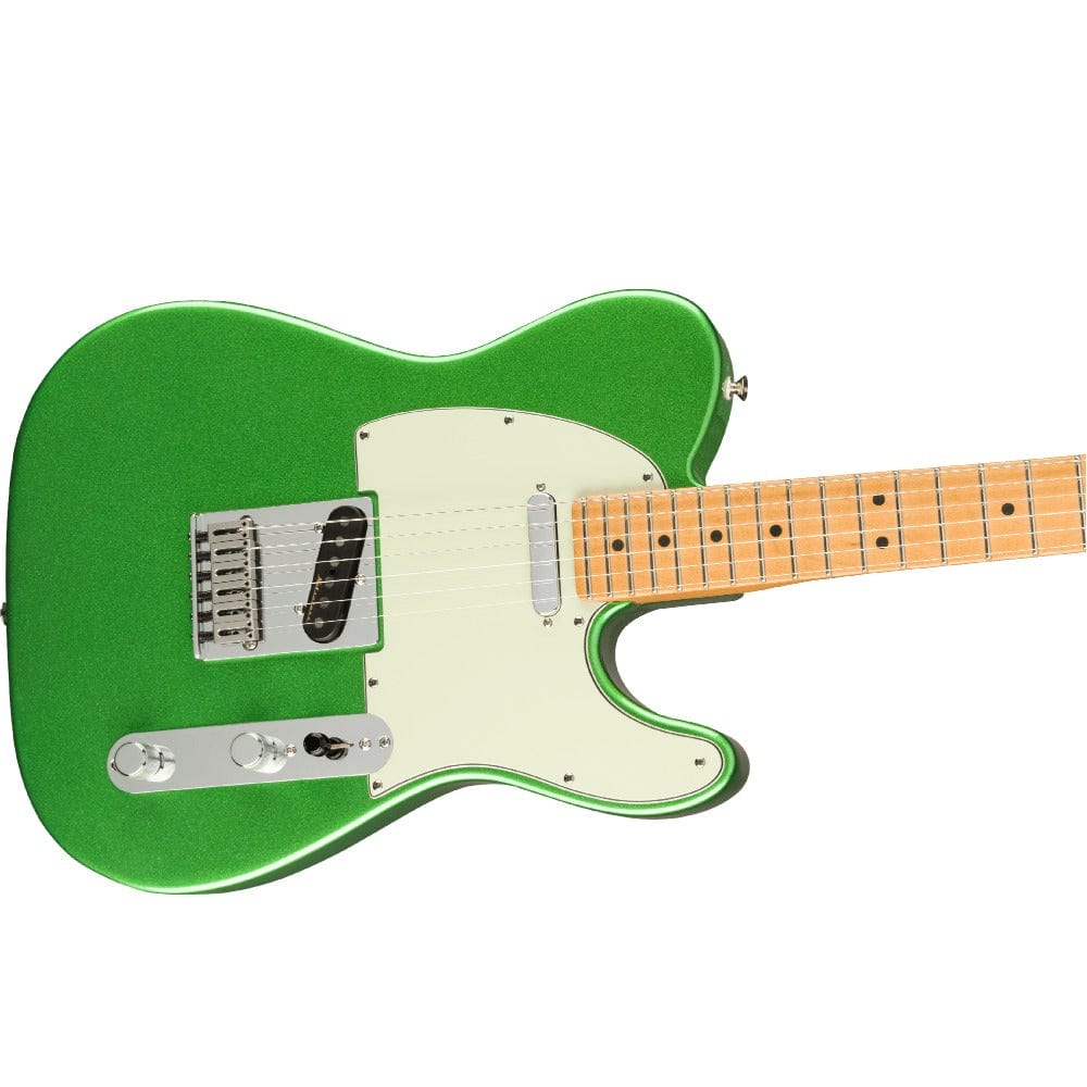 fender electric guitars fender player plus telecaster electric guitar #color_cosmic-jade,fretboard_maple