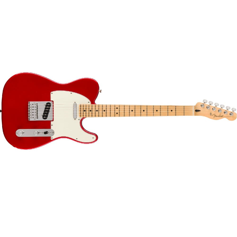 fender electric guitars fender player telecaster 6 string electric guitar #color_candy-apple-red,fretboard_maple