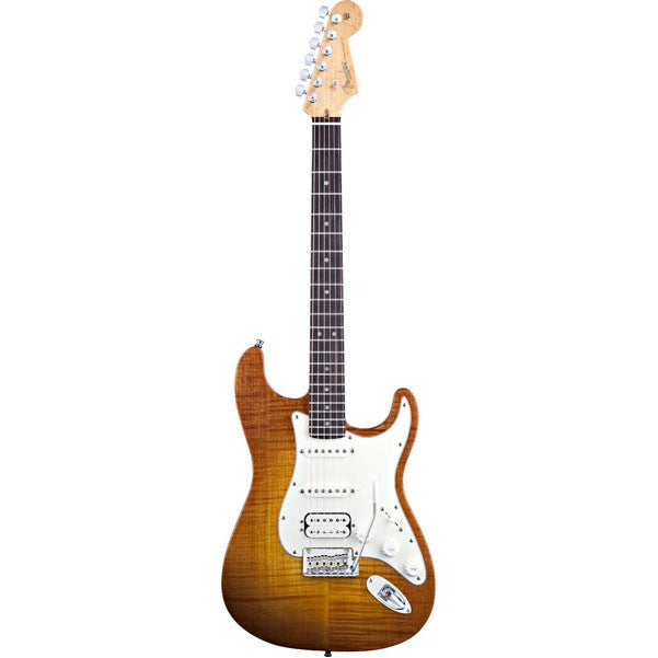 fender electric guitars fender select stratocaster hss, rosewood fingerboard - antique burst