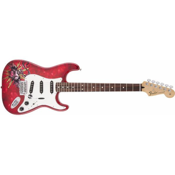fender electric guitars fender special edition david lozeau stratocaster electric guitar-heart