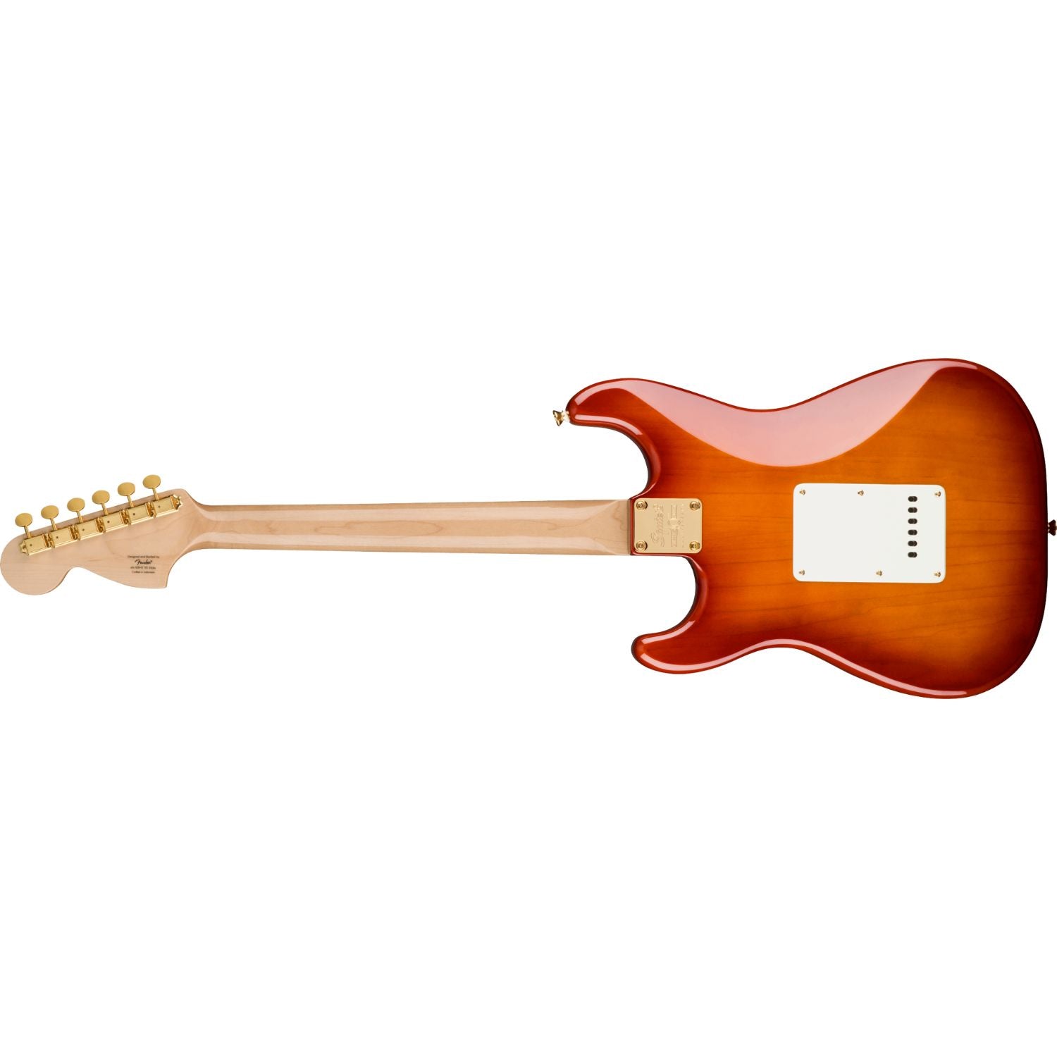 Fender Electric Guitars Fender Squier 40th Anniversary Stratocaster Gold Edition Electric Guitar