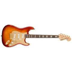 Fender Electric Guitars Fender Squier 40th Anniversary Stratocaster Gold Edition Electric Guitar