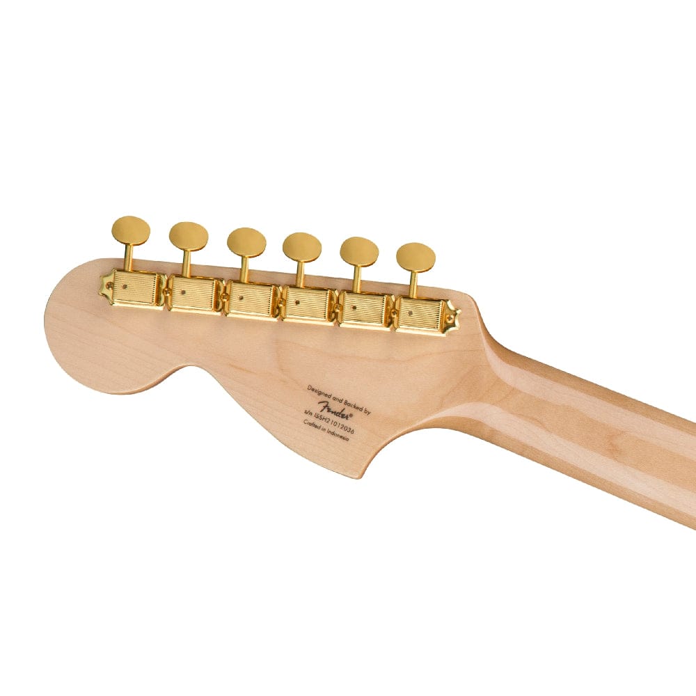 fender electric guitars fender squier 40th anniversary stratocaster gold edition electric guitar
