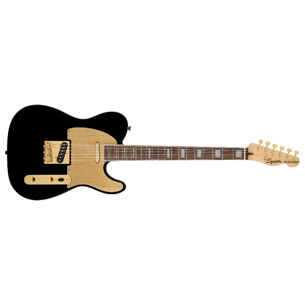 fender electric guitars fender squier 40th anniversary telecaster gold edition electric guitar
