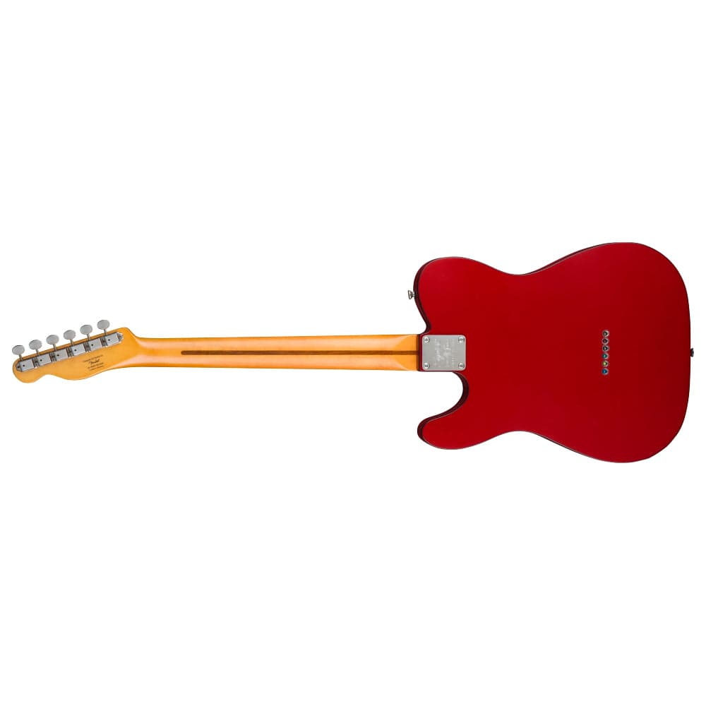 fender electric guitars fender squier 40th anniversary telecaster vintage edition 6 string electric guitar #color_satin-dakota-red