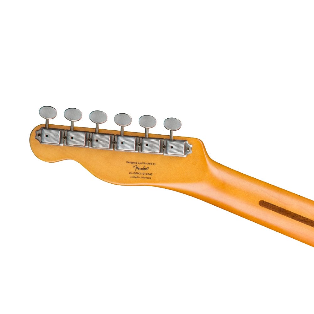 fender electric guitars fender squier 40th anniversary telecaster vintage edition 6 string electric guitar #color_satin-dakota-red