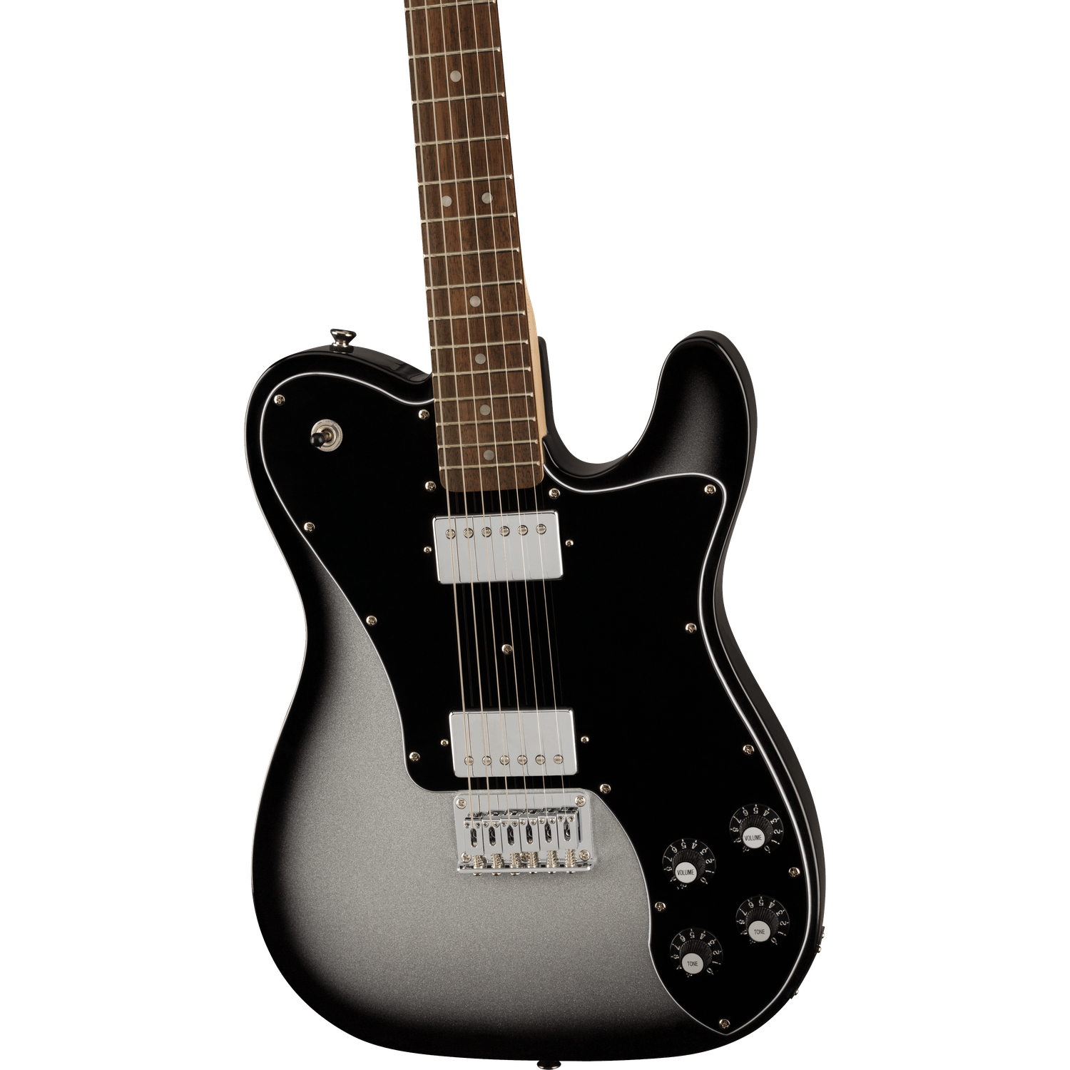 Fender Electric Guitars Fender Squier Affinity Series Telecaster Deluxe 6 String Electric Guitar #color_silverburst,fretboard_indian-laurel