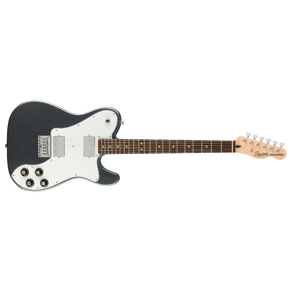 fender electric guitars fender squier affinity series telecaster deluxe 6 string electric guitar #color_charcoal-frost-metallic,fretboard_indian-laurel