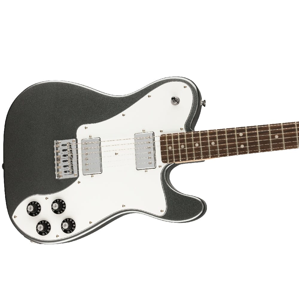 fender electric guitars fender squier affinity series telecaster deluxe 6 string electric guitar #color_charcoal-frost-metallic,fretboard_indian-laurel