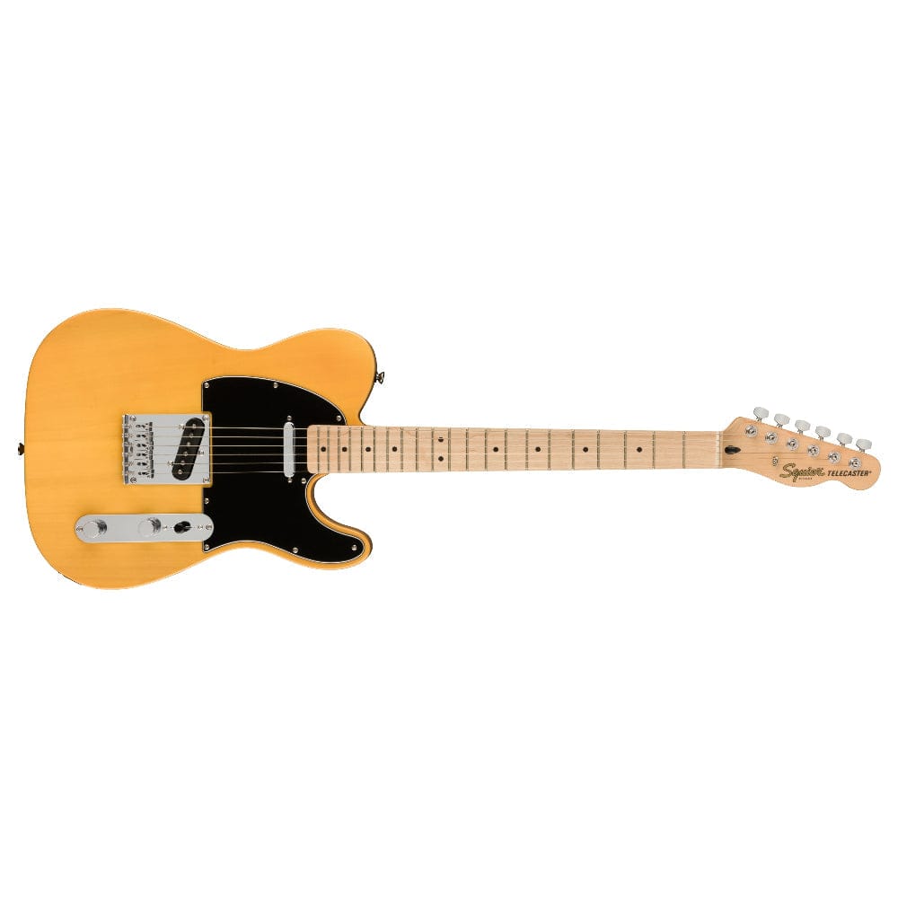 fender electric guitars fender squier affinity series telecaster electric guitar #color_butterscotch-blonde,fretboard_maple