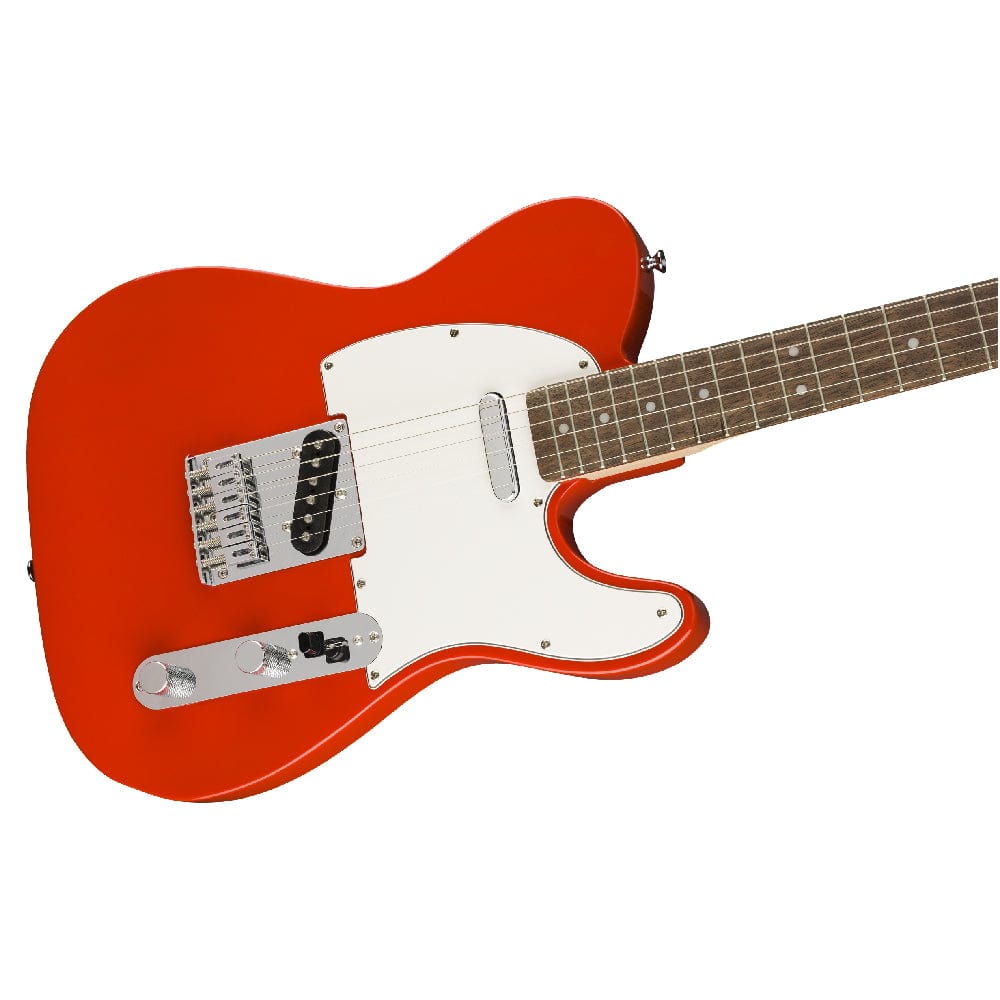 fender electric guitars fender squier affinity series telecaster electric guitar #color_race-red,fretboard_indian-laurel