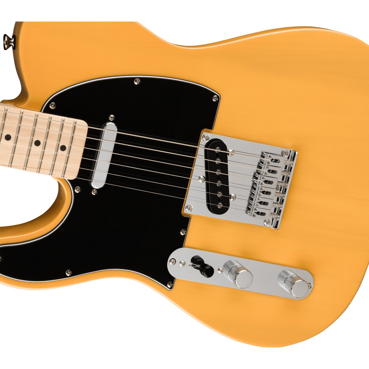 Fender Electric Guitars Fender Squier Affinity Telecaster Left Handed Electric Guitar - Butterscotch Blonde