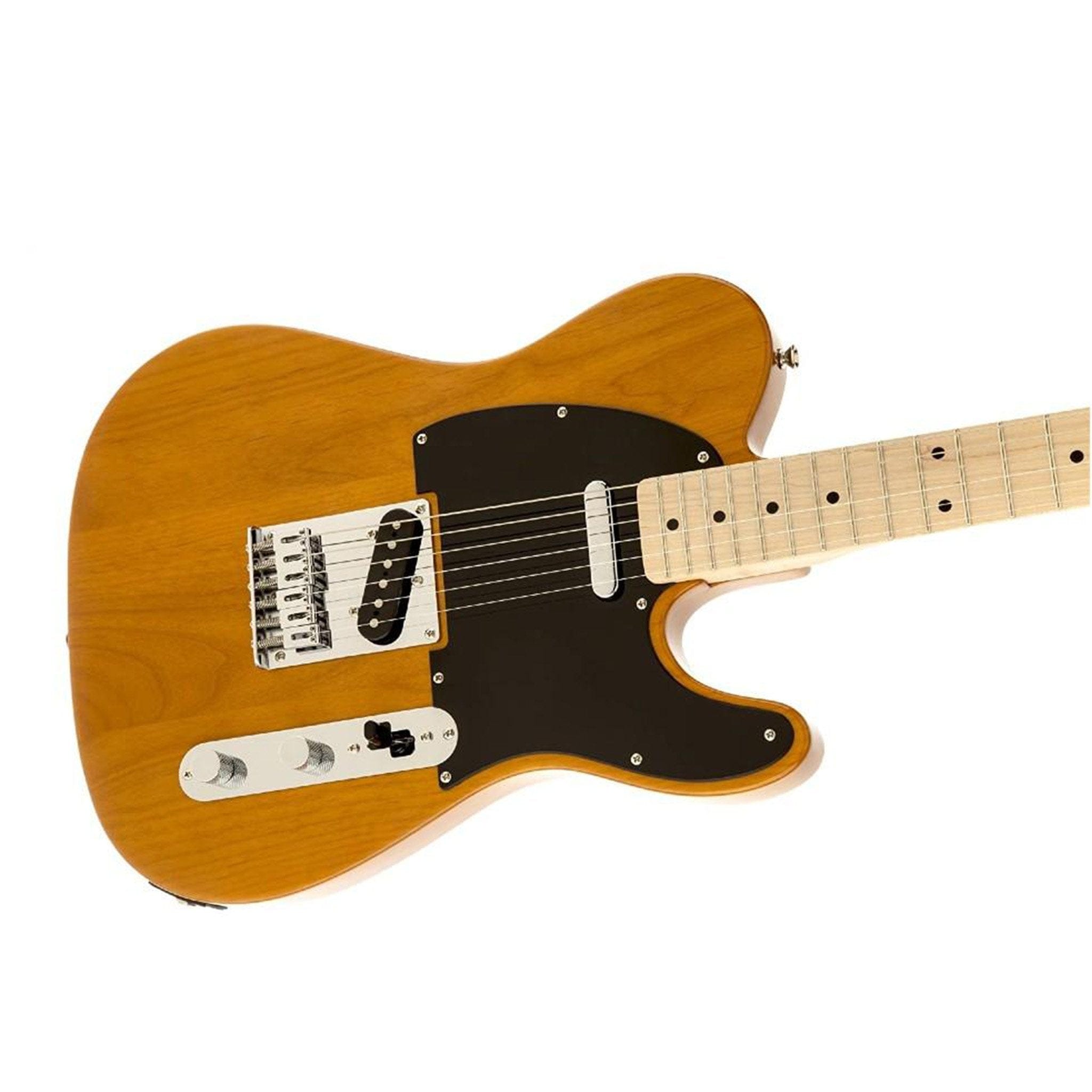 fender electric guitars fender squier affinity telecaster6 string electric guitar - maple fretboard