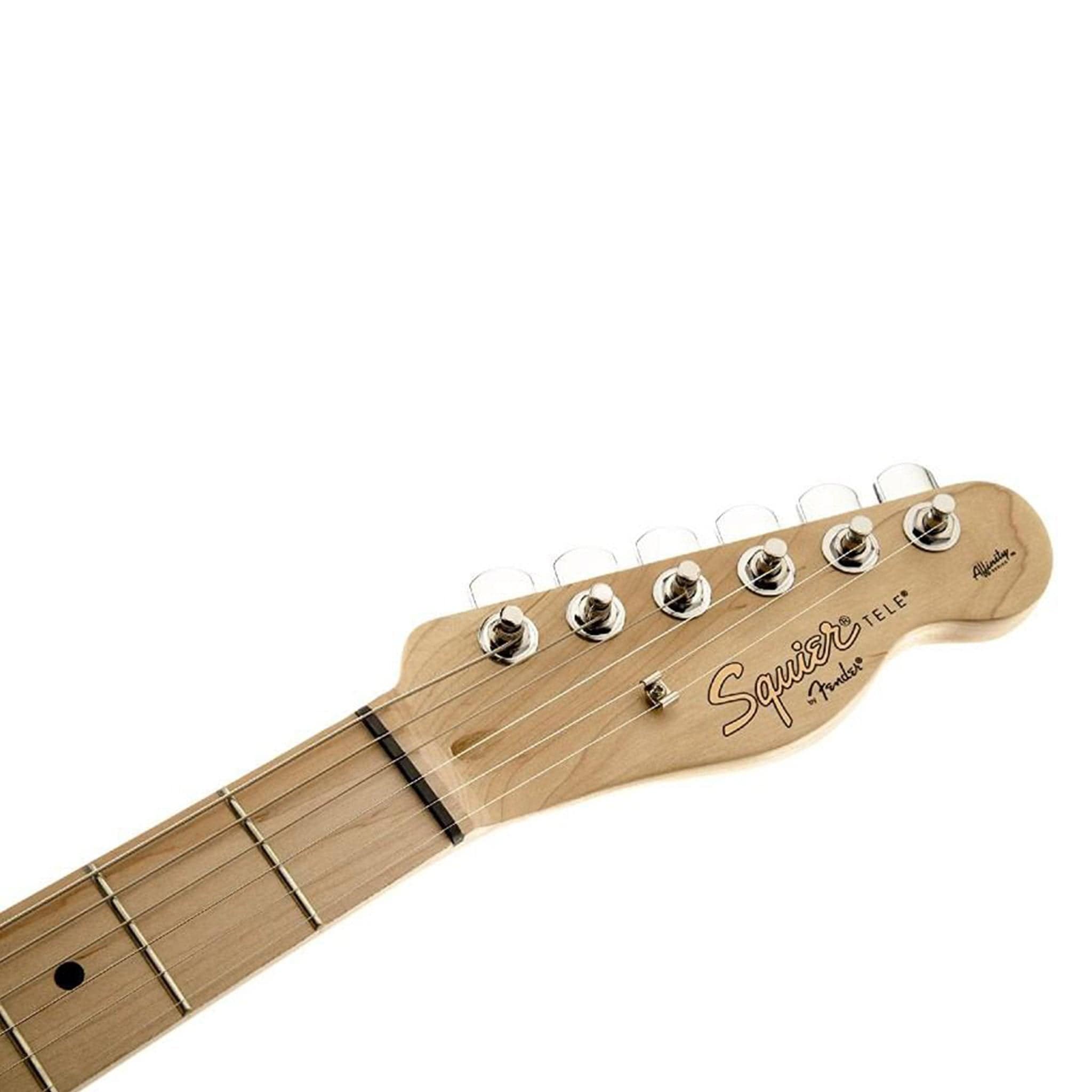 fender electric guitars fender squier affinity telecaster6 string electric guitar - maple fretboard