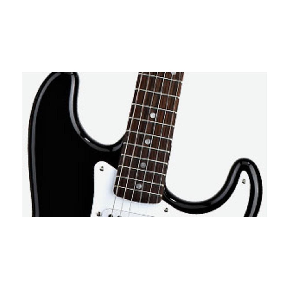 fender electric guitars fender squier bullet stratocaster hss electric guitar with tc guitar pedals bundle #color_black-w-pedals